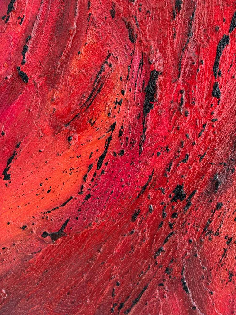 Original Abstract Expressionism Abstract Painting by Giuseppe Phos