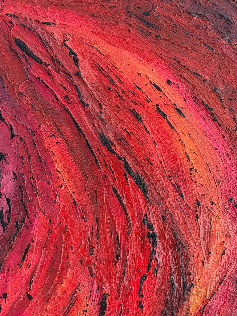 Original Abstract Expressionism Abstract Painting by Giuseppe Phos