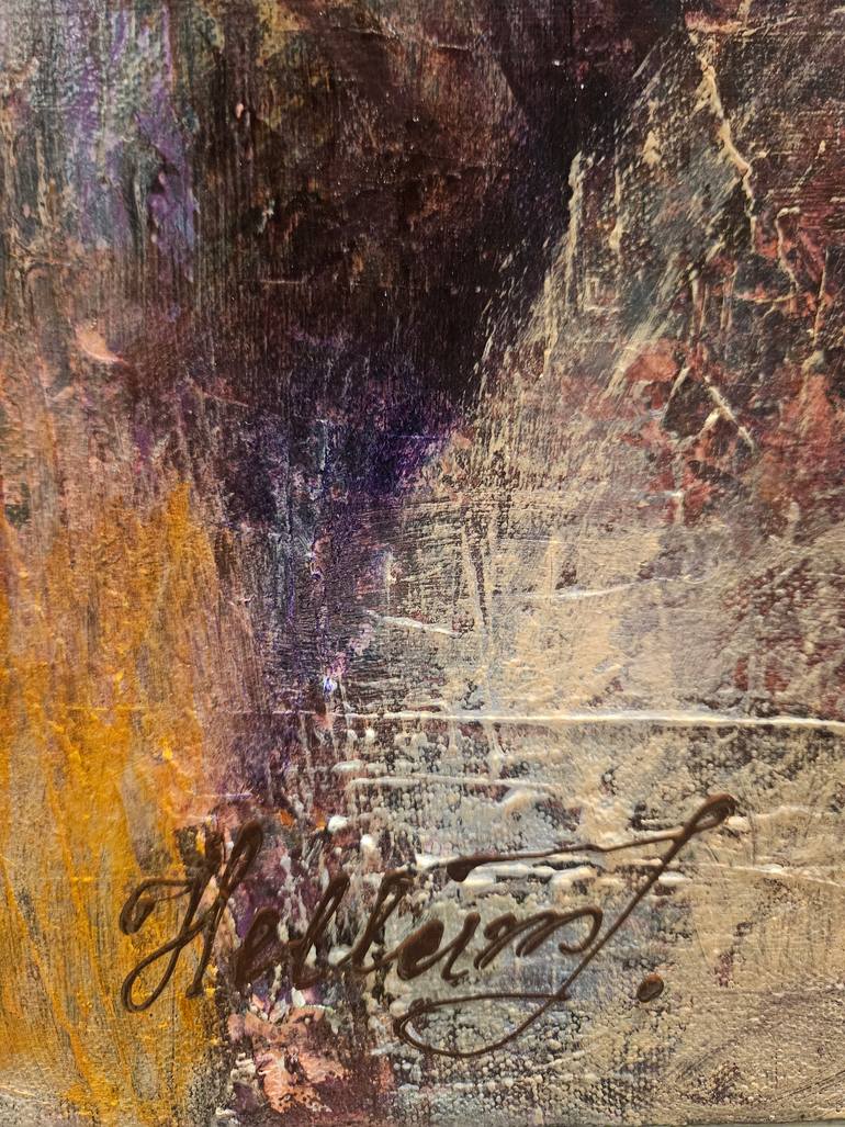 Original Abstract Expressionism Abstract Painting by Tatiana Hellum