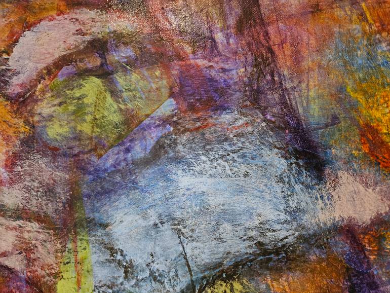 Original Abstract Expressionism Abstract Painting by Tatiana Hellum