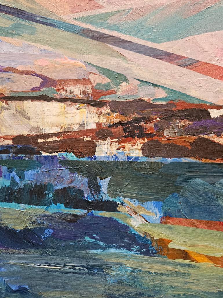 Original Abstract Expressionism Abstract Painting by Tatiana Hellum