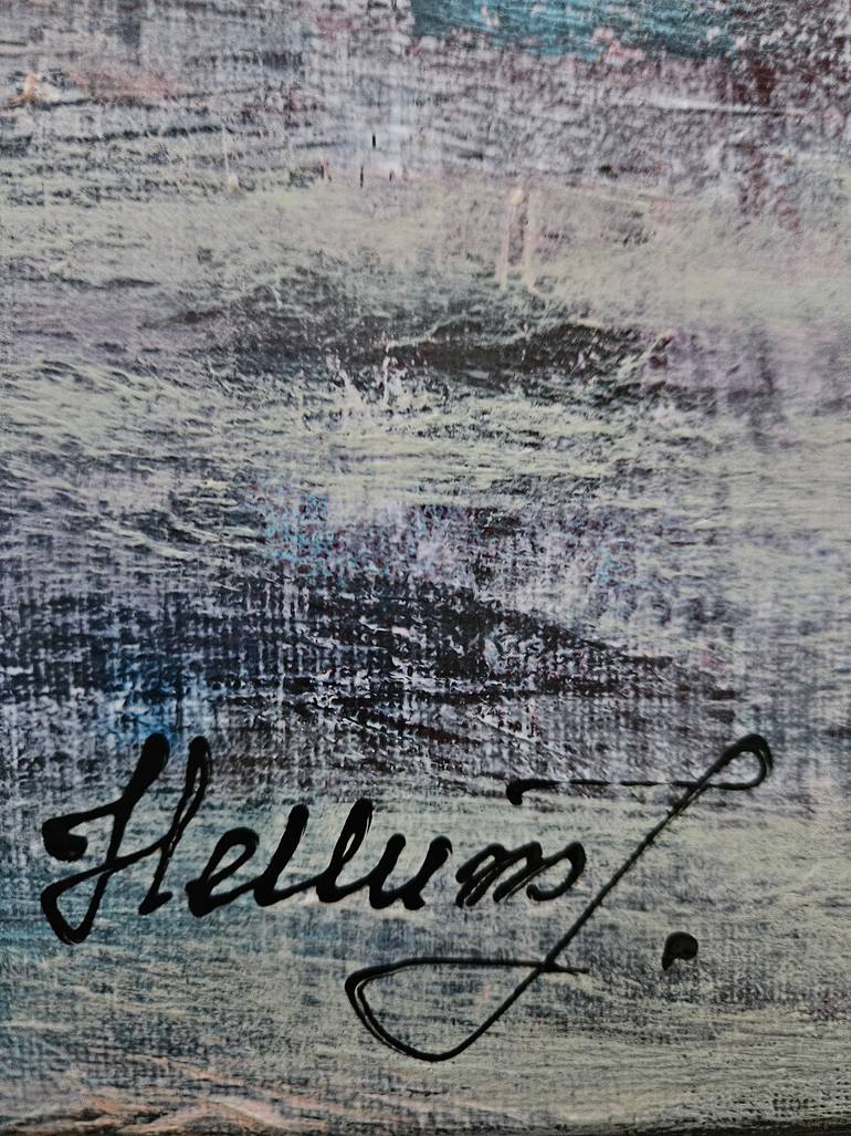 Original Abstract Expressionism Abstract Painting by Tatiana Hellum
