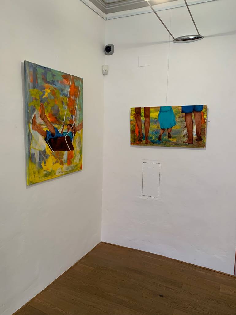 Original Abstract People Painting by ŽIga Korent