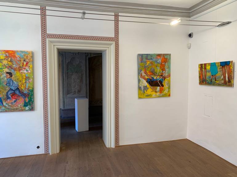 Original Abstract People Painting by ŽIga Korent