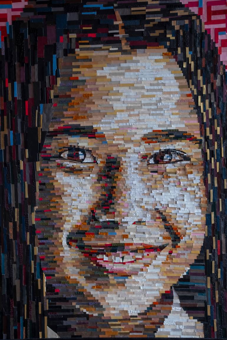 Original Portraiture Children Mixed Media by Zhanat Rysbekov