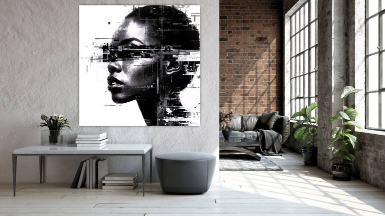 Original Artificial Intelligence Women Digital by Lumen Digital Art