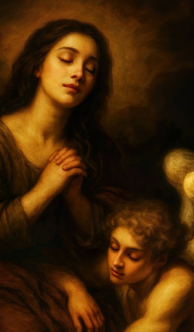 Original Baroque Religion Digital by Lumen Contemporary Digital Art