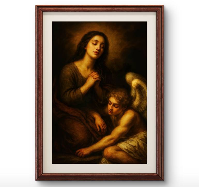 Original Baroque Religion Digital by Lumen Contemporary Digital Art