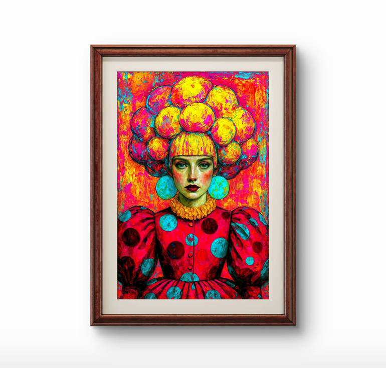 Original Abstract Expressionism Women Digital by Lumen Contemporary Digital Art