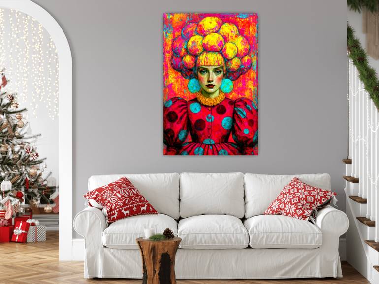 Original Abstract Expressionism Women Digital by Lumen Contemporary Digital Art