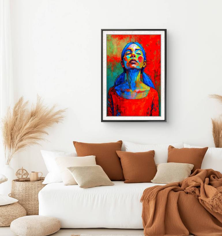 Original Contemporary Women Digital by Lumen Contemporary Digital Art
