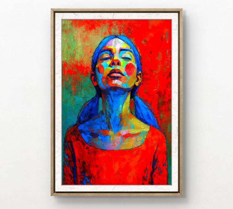 Original Contemporary Women Digital by Lumen Contemporary Digital Art