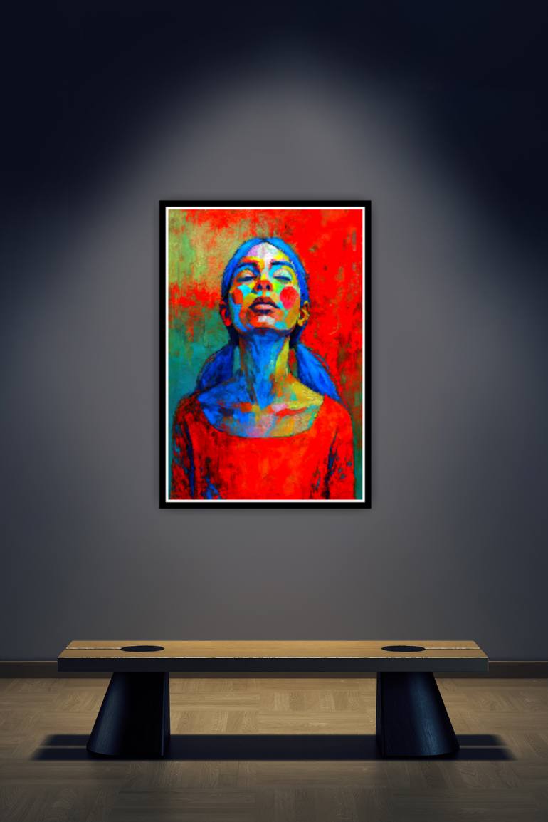 Original Contemporary Women Digital by Lumen Contemporary Digital Art