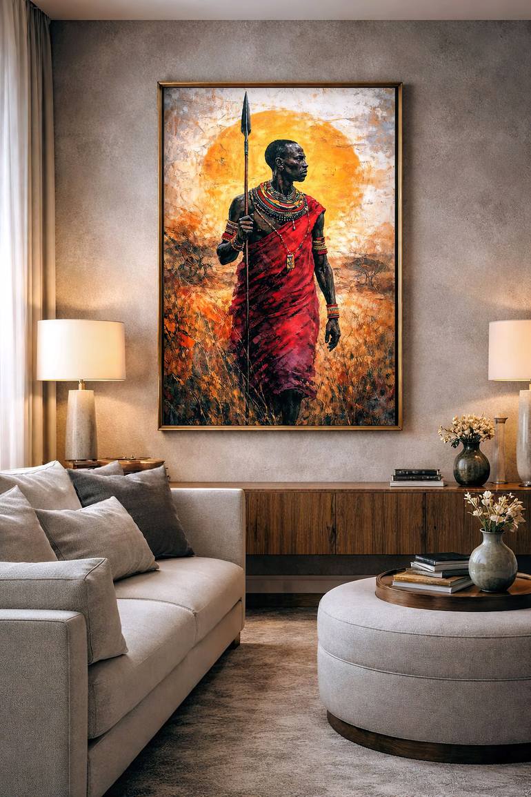 Original Art Deco Men Digital by Lumen Contemporary Digital Art