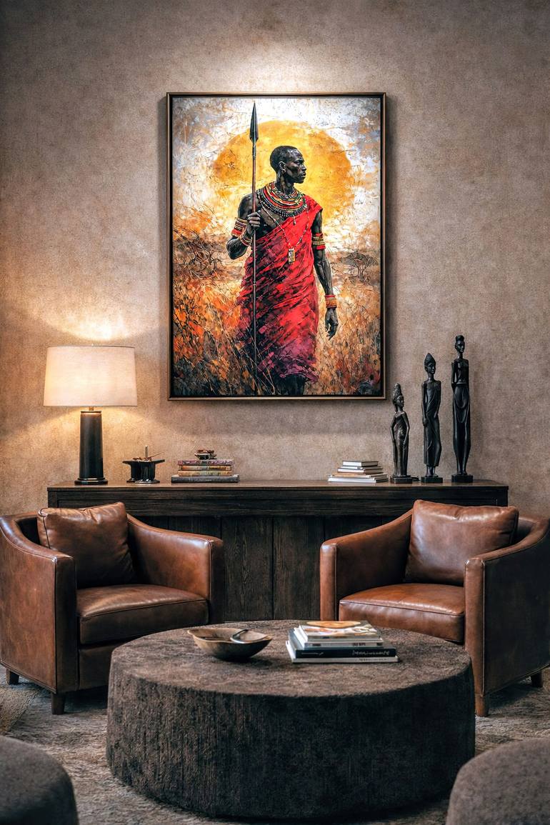 Original Art Deco Men Digital by Lumen Contemporary Digital Art
