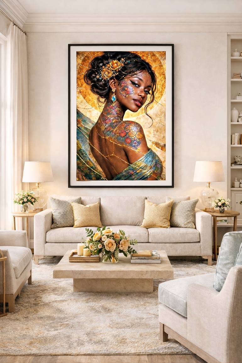 Original Contemporary Women Digital by Lumen Contemporary Digital Art
