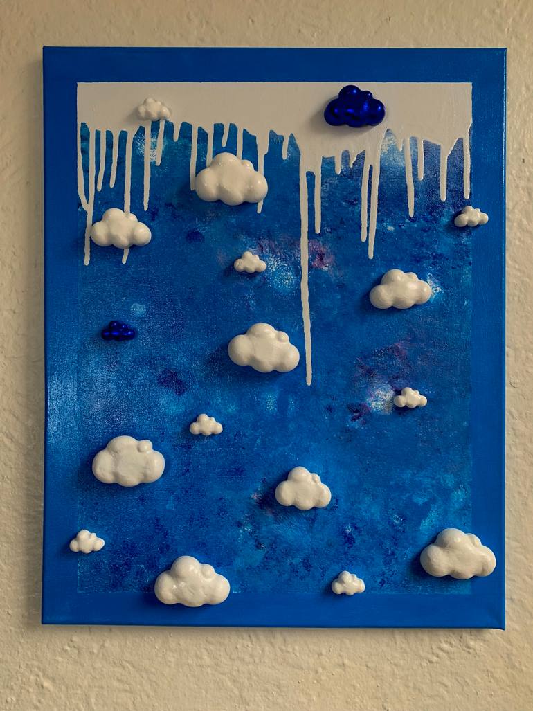 Original Pop Art Abstract Mixed Media by Anastasiia Petlenko