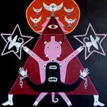 Jesus casting out demon into swine by David Richardson