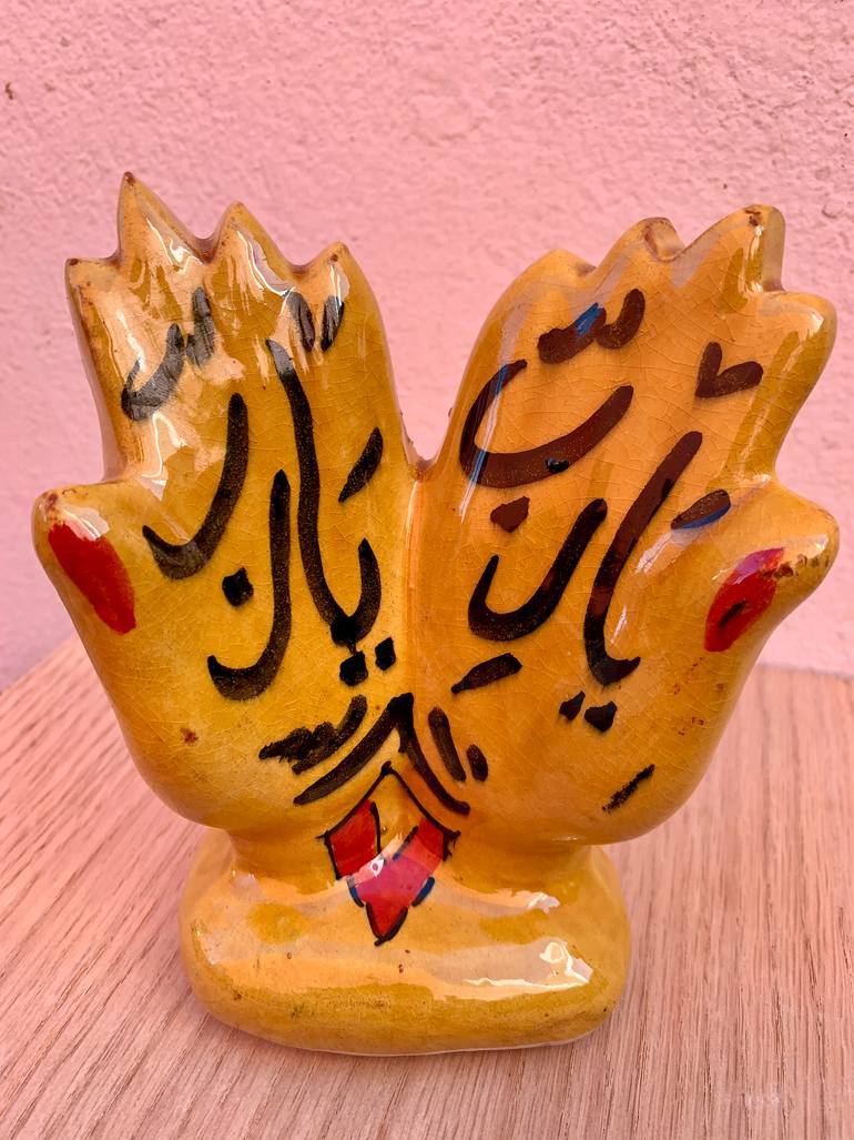 Original Art Deco Religion Sculpture by Fouad Agnag