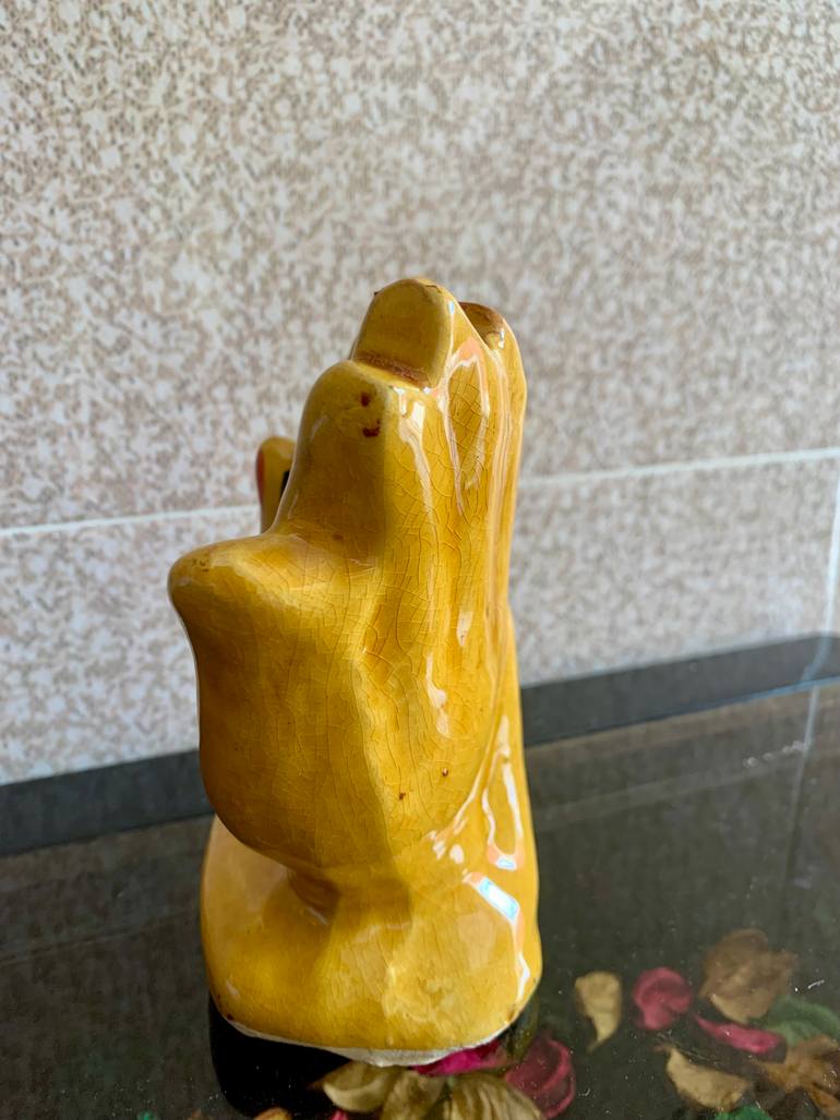 Original Art Deco Religion Sculpture by Fouad Agnag