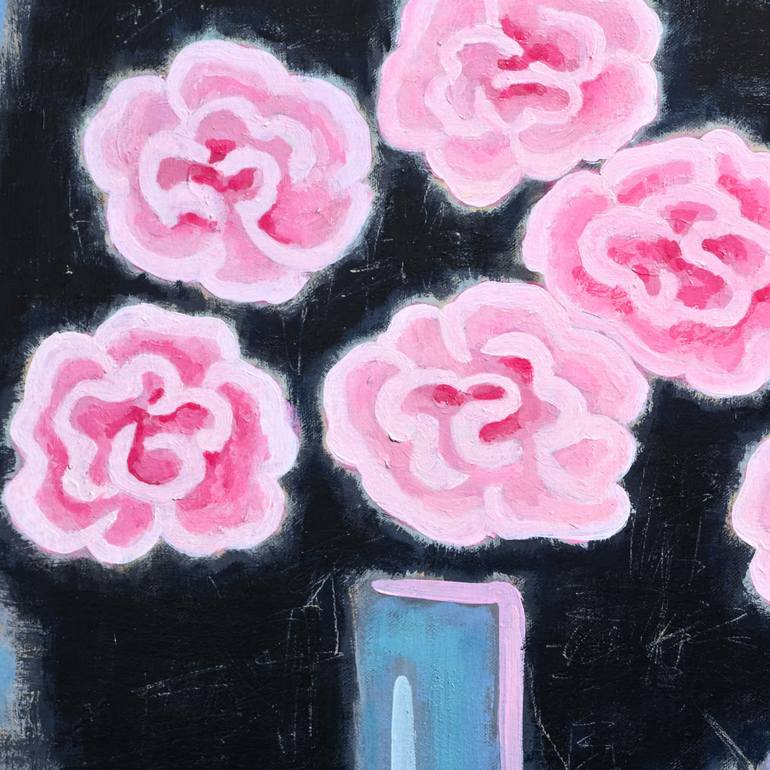 Original Abstract Still Life Painting by Takashi Yasuoka