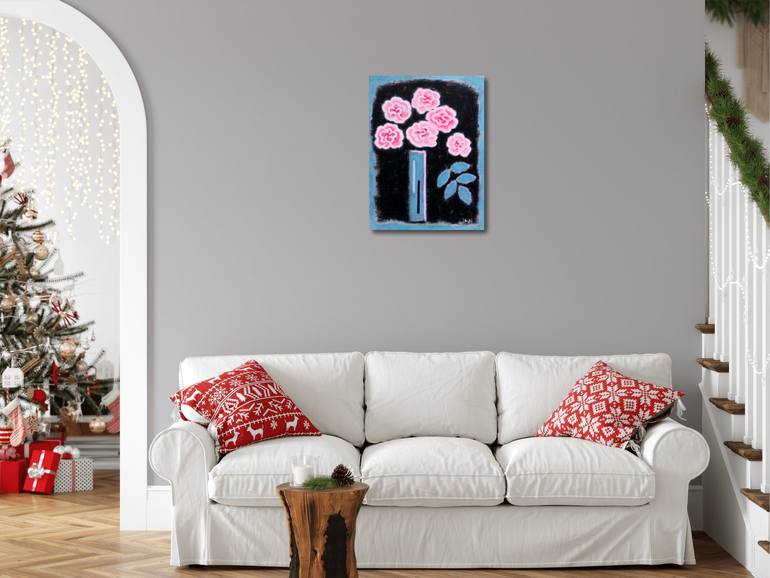 Original Abstract Still Life Painting by Takashi Yasuoka