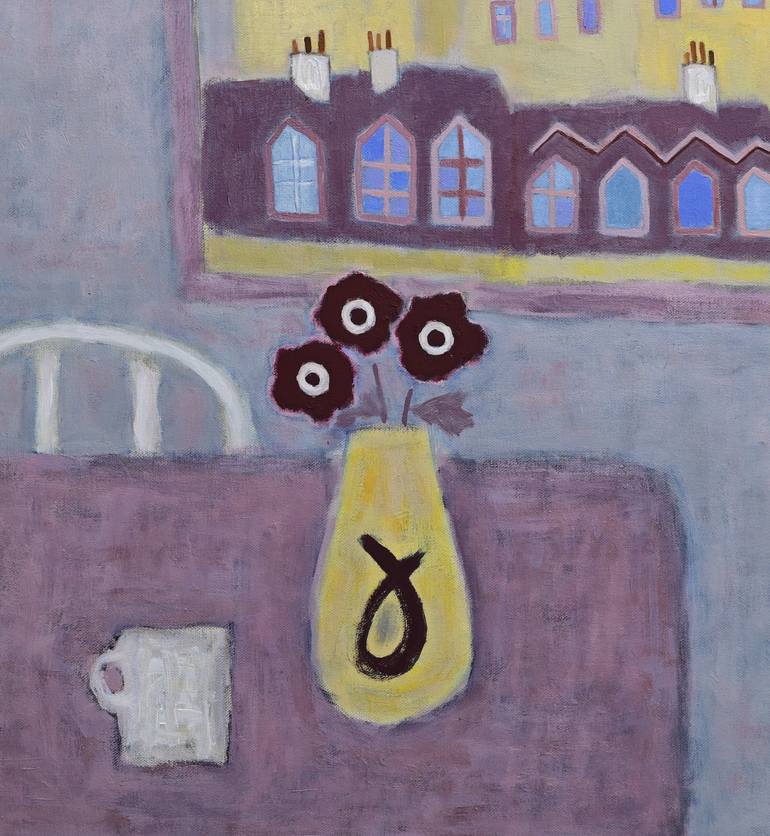 Original Abstract Landscape Painting by Takashi Yasuoka