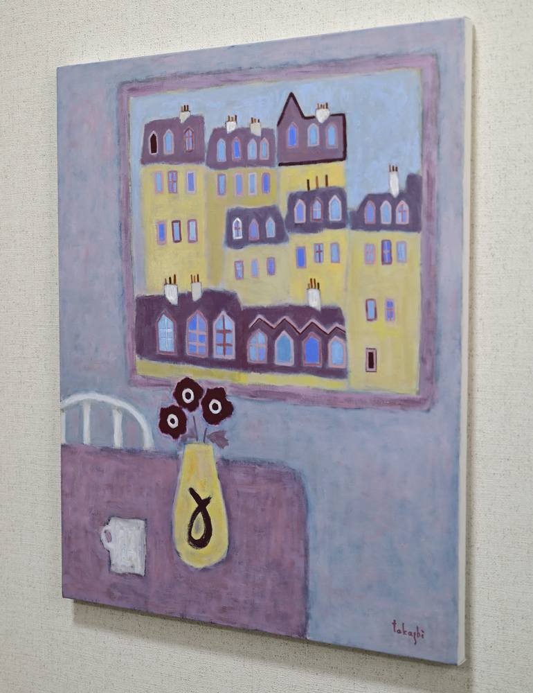 Original Abstract Landscape Painting by Takashi Yasuoka