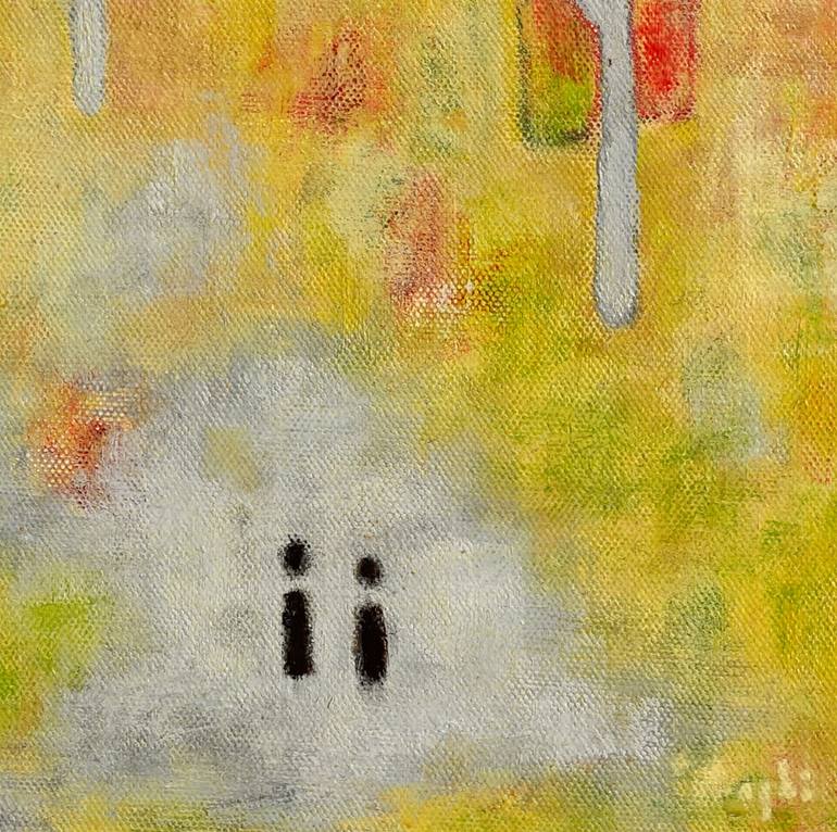 Original Abstract Landscape Painting by Takashi Yasuoka