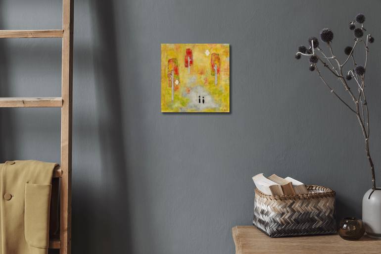 Original Abstract Landscape Painting by Takashi Yasuoka