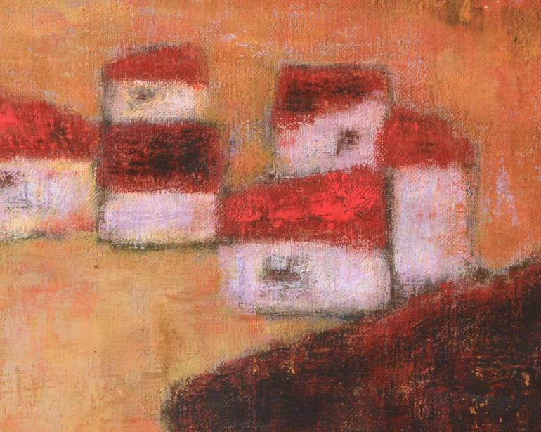 Original Abstract Landscape Painting by Takashi Yasuoka