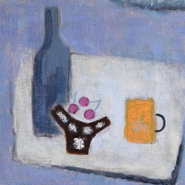 Original Abstract Still Life Painting by Takashi Yasuoka
