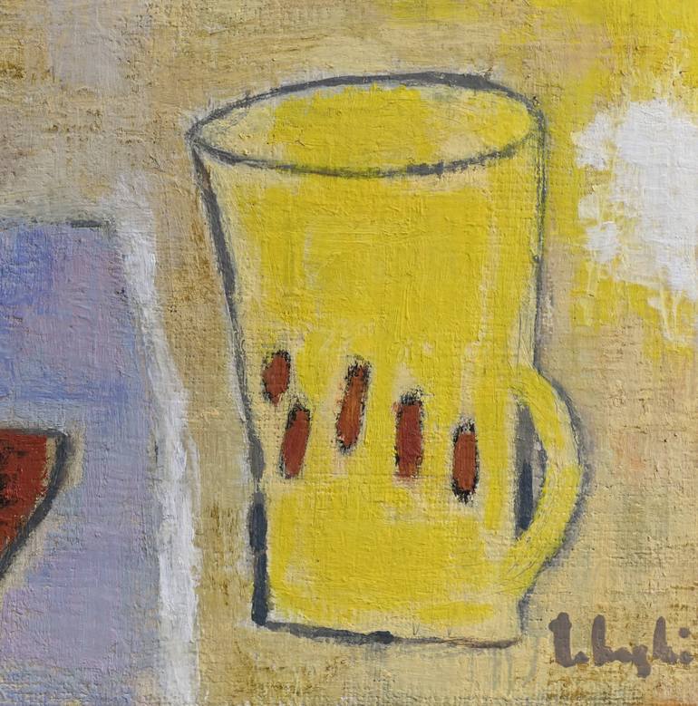 Original Abstract Still Life Painting by Takashi Yasuoka