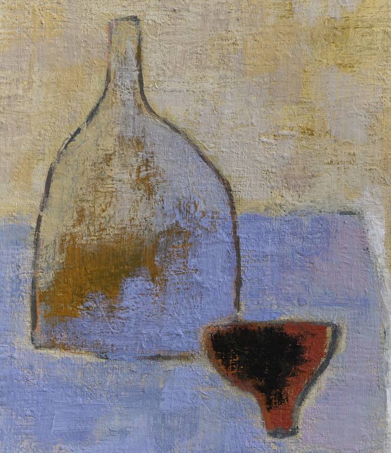Original Abstract Still Life Painting by Takashi Yasuoka