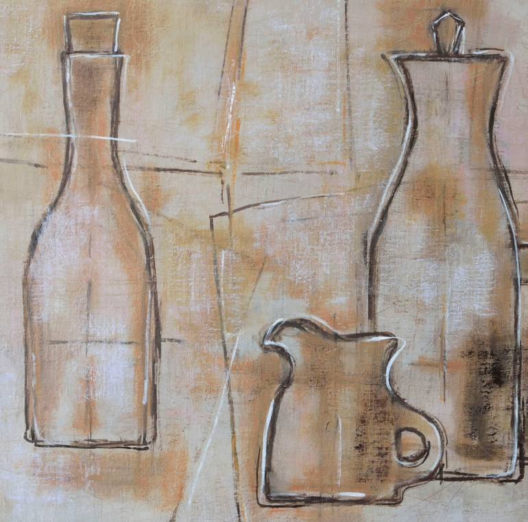 Original Abstract Still Life Painting by Takashi Yasuoka