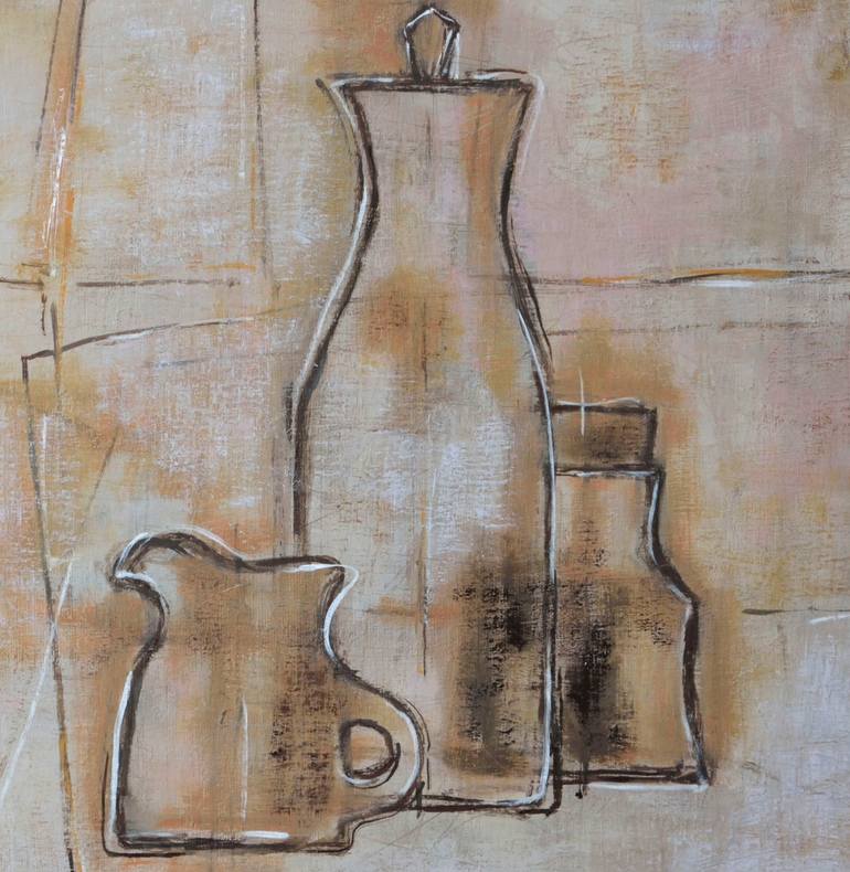 Original Abstract Still Life Painting by Takashi Yasuoka