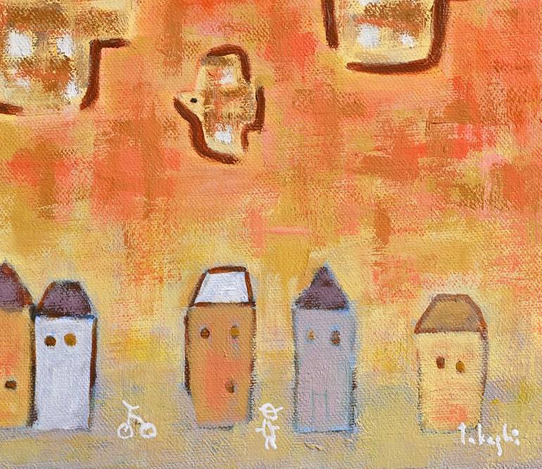 Original Abstract Home Painting by Takashi Yasuoka