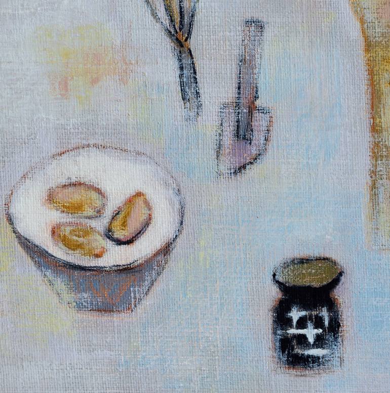 Original Abstract Still Life Painting by Takashi Yasuoka