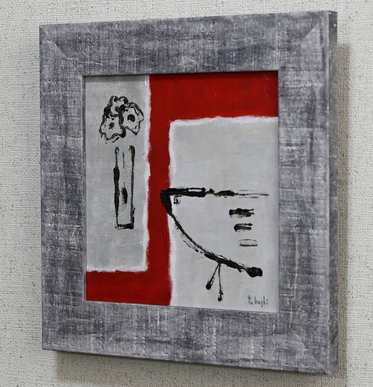 Original Figurative Abstract Painting by Takashi Yasuoka