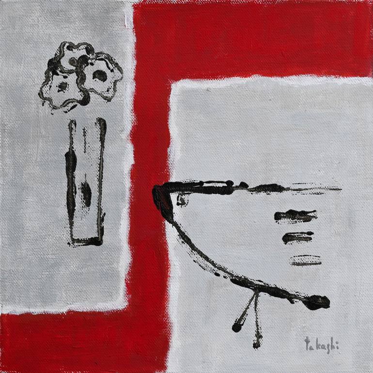 Original Figurative Abstract Painting by Takashi Yasuoka