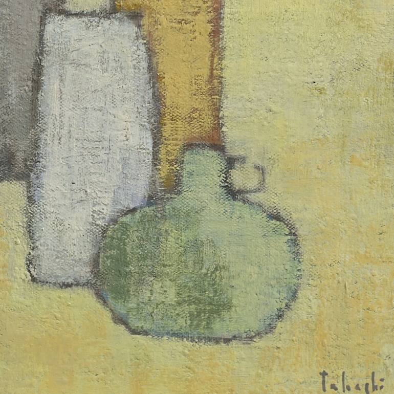 Original Abstract Still Life Painting by Takashi Yasuoka