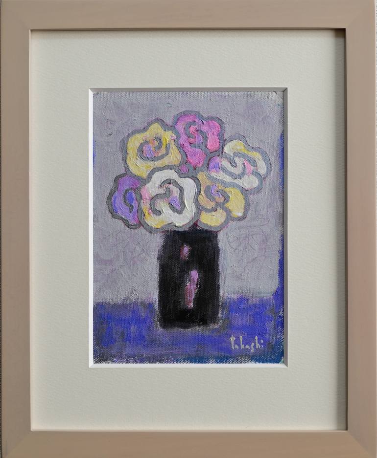 Original Contemporary Floral Painting by Takashi Yasuoka
