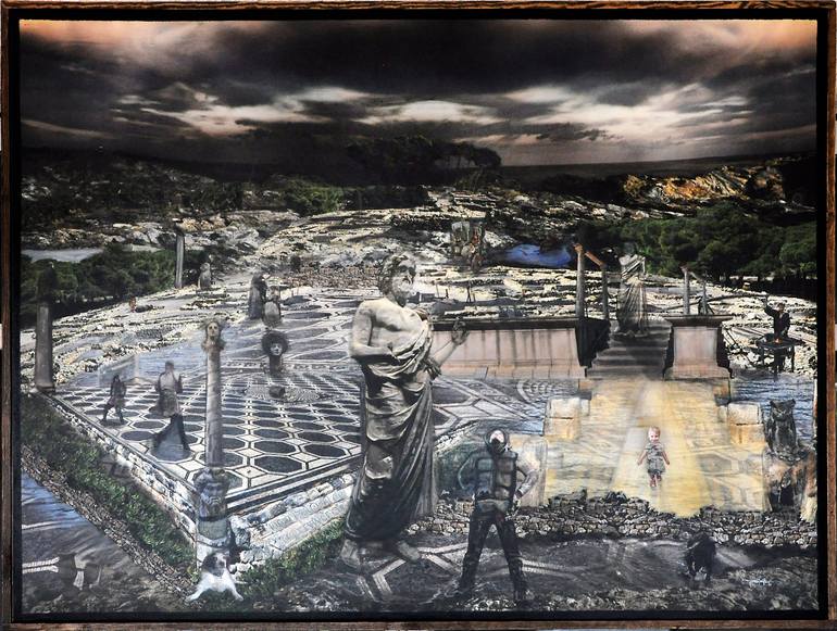 Original Conceptual Architecture Collage by Xavi De Juan-Creix