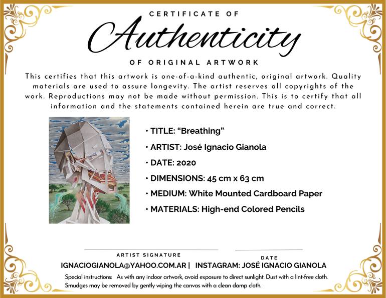 Original Cubism Time Drawing by Ignacio Gianola