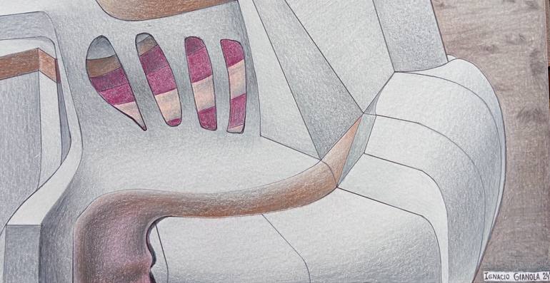 Original Surrealism Nature Drawing by Jose Ignacio Gianola Ribas