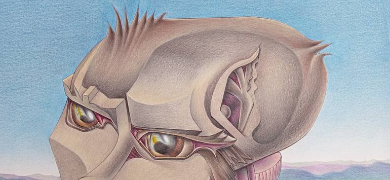 Original Surrealism Nature Drawing by Jose Ignacio Gianola Ribas