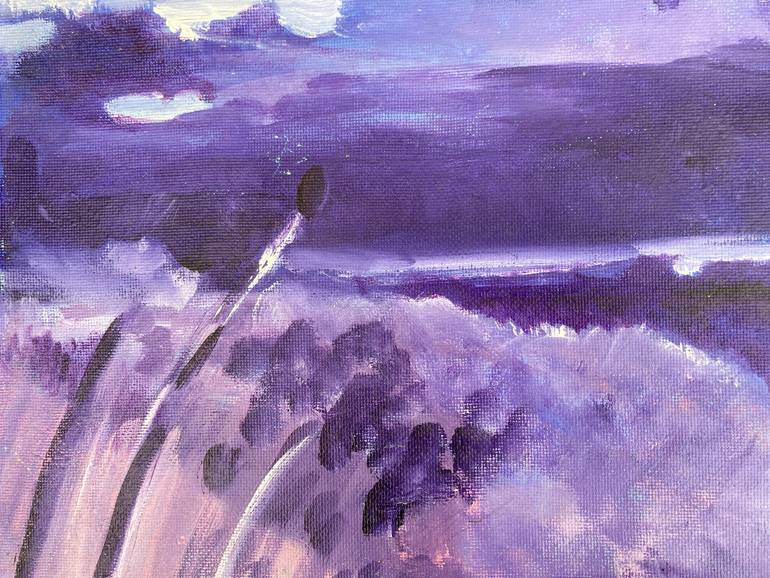 Original Beach Painting by Susi Nightingale | Abstract Expressionism Art on Canvas | The earth holds you.