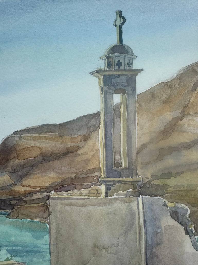 Original Impressionism Landscape Drawing by Ekaterina Ivanova