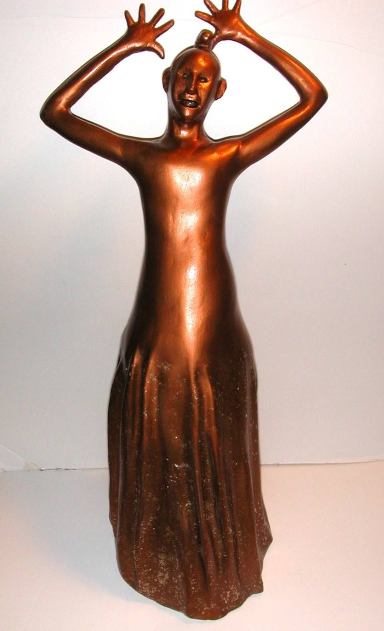 Original Figurative Culture Sculpture by Susan Karnet