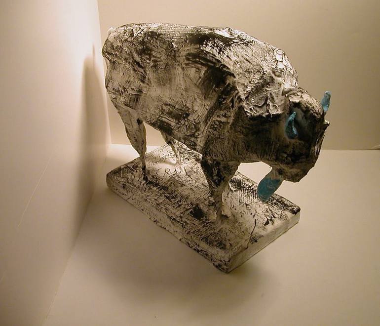 Original Expressionism Animal Sculpture by Susan Karnet